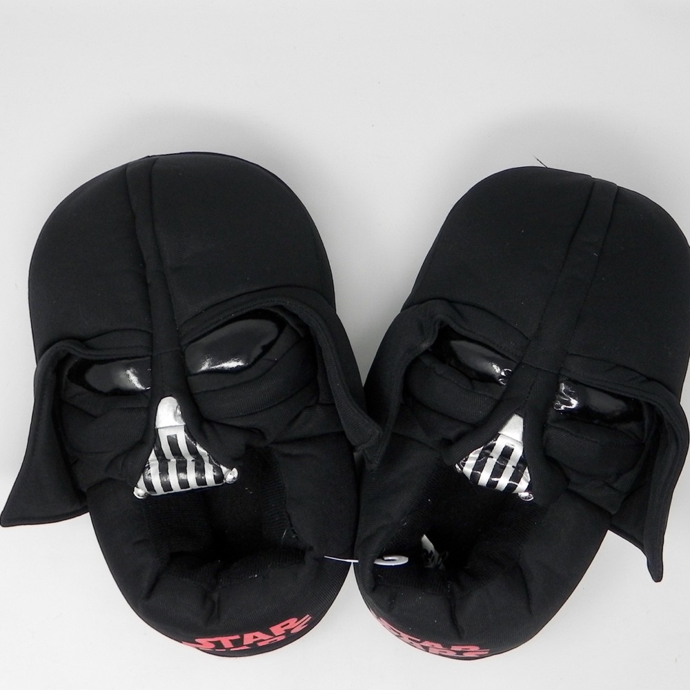 Star Wars Darth Vader Youth 4-5 Slippers NWT